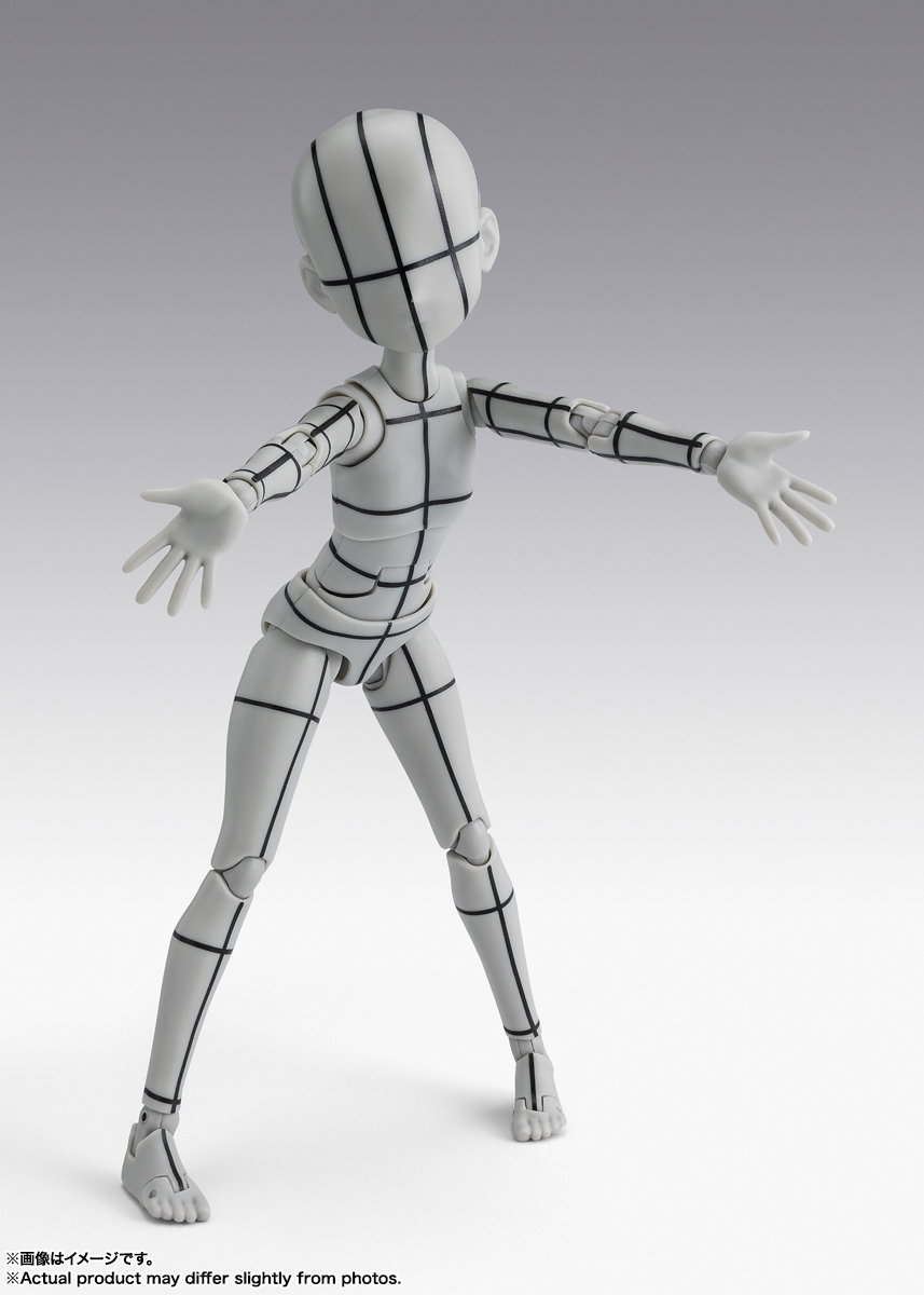 S.H.Figuarts Body-chan Ken Sugimori Edition (Wireframe Gray Color Ver.) image 4