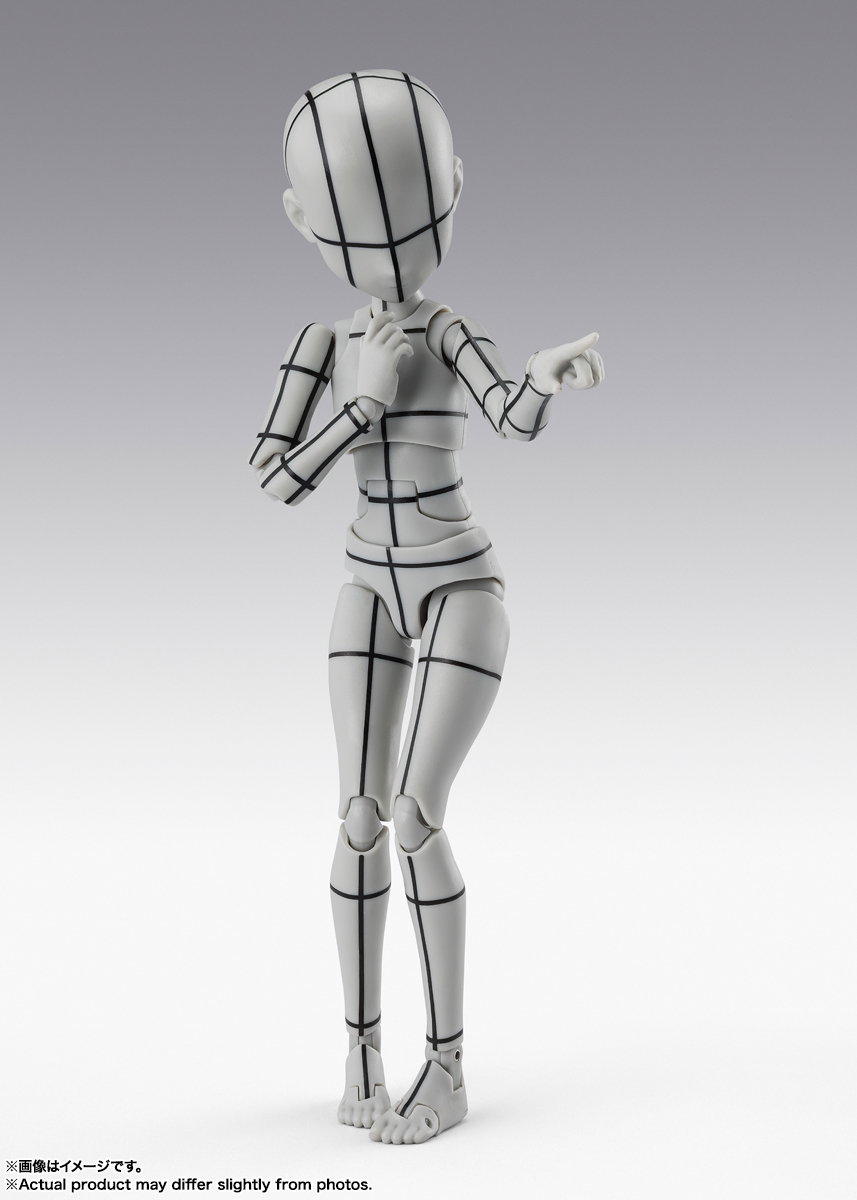 S.H.Figuarts Body-chan Ken Sugimori Edition (Wireframe Gray Color Ver.) image 5