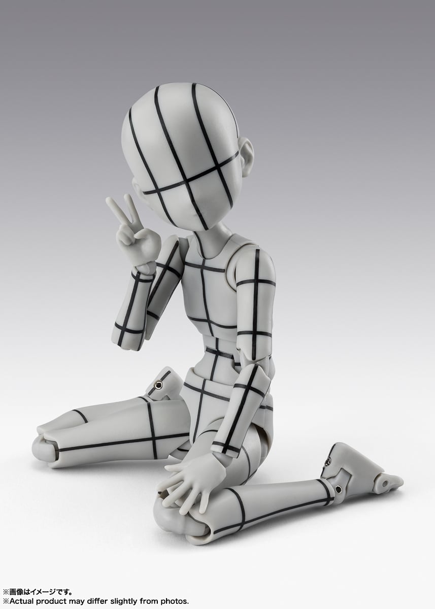 S.H.Figuarts Body-chan Ken Sugimori Edition (Wireframe Gray Color Ver.) image 6