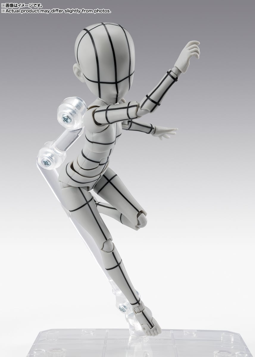 S.H.Figuarts Body-chan Ken Sugimori Edition (Wireframe Gray Color Ver.) image 7