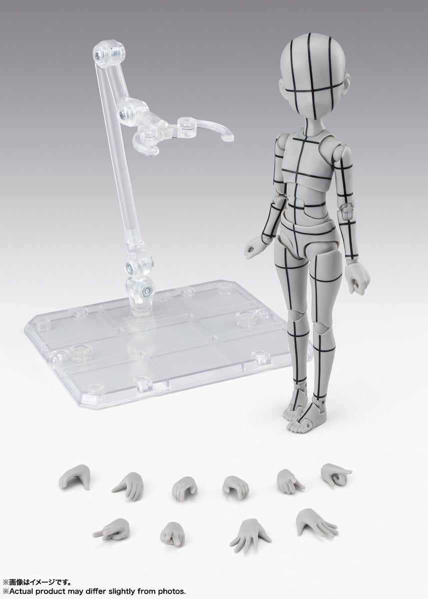 S.H.Figuarts Body-chan Ken Sugimori Edition (Wireframe Gray Color Ver.) image 8
