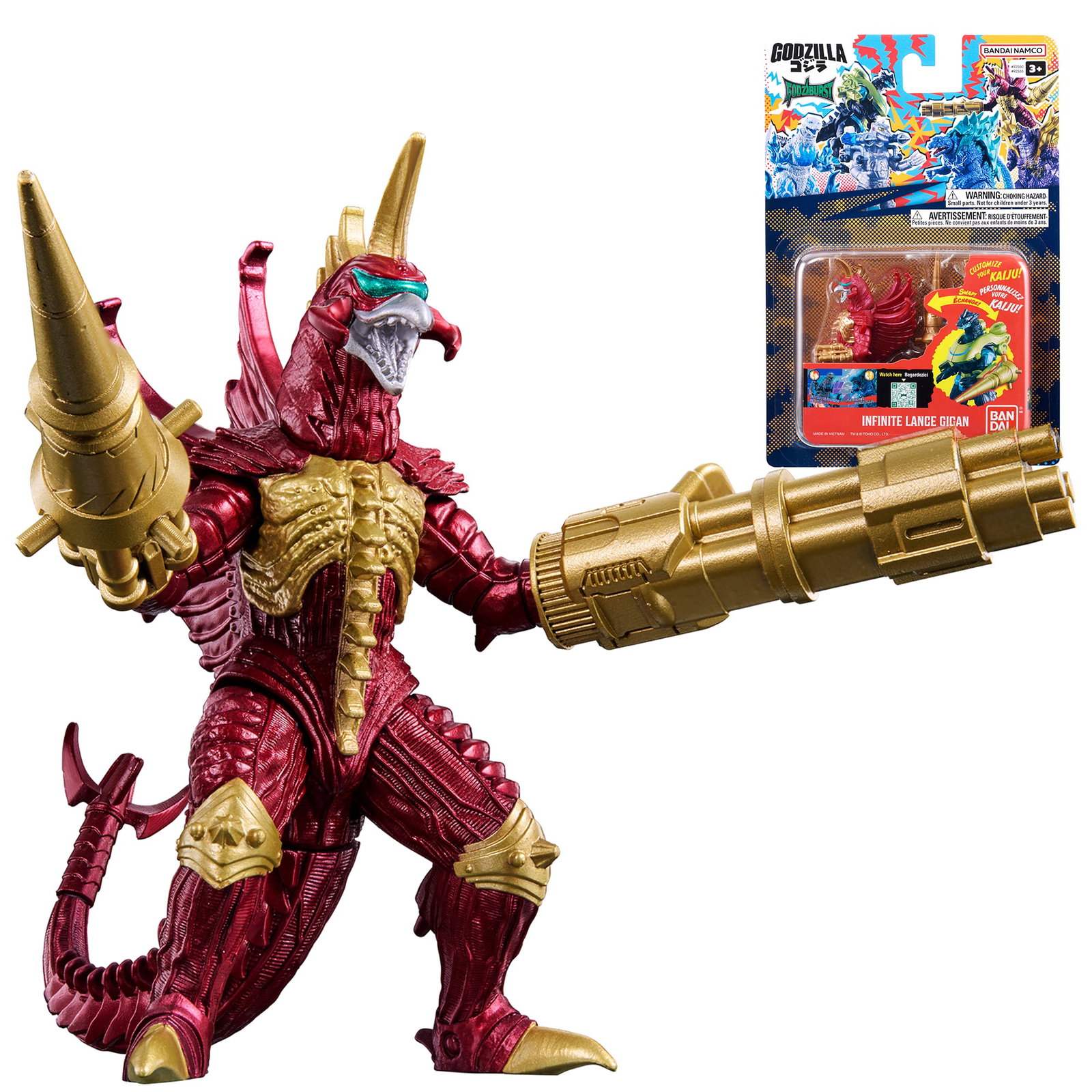 Godzilla Godziburst Infinite Lance Gigan image 4