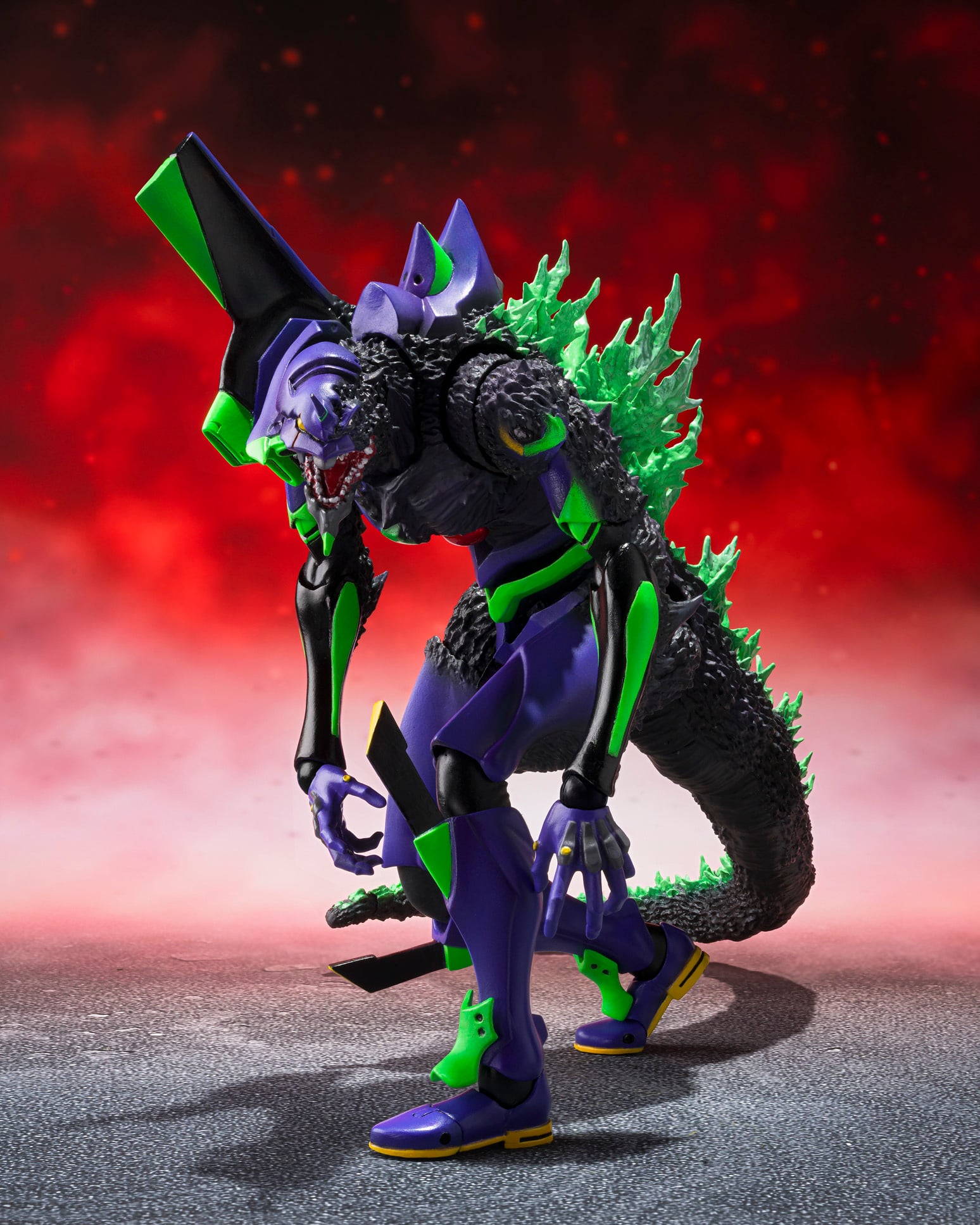 Godzilla vs. Evangelion S.H.MonsterArts Evangelion Test Type-01 "G" Awakening Form image 3