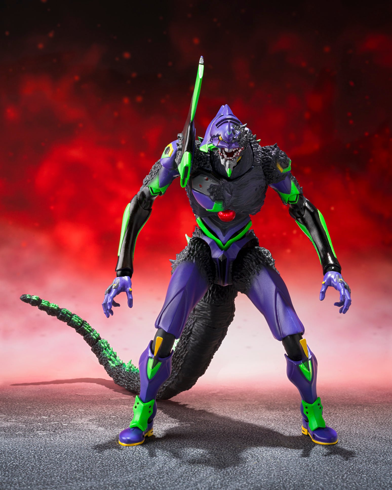 Godzilla vs. Evangelion S.H.MonsterArts Evangelion Test Type-01 "G" Awakening Form image 4