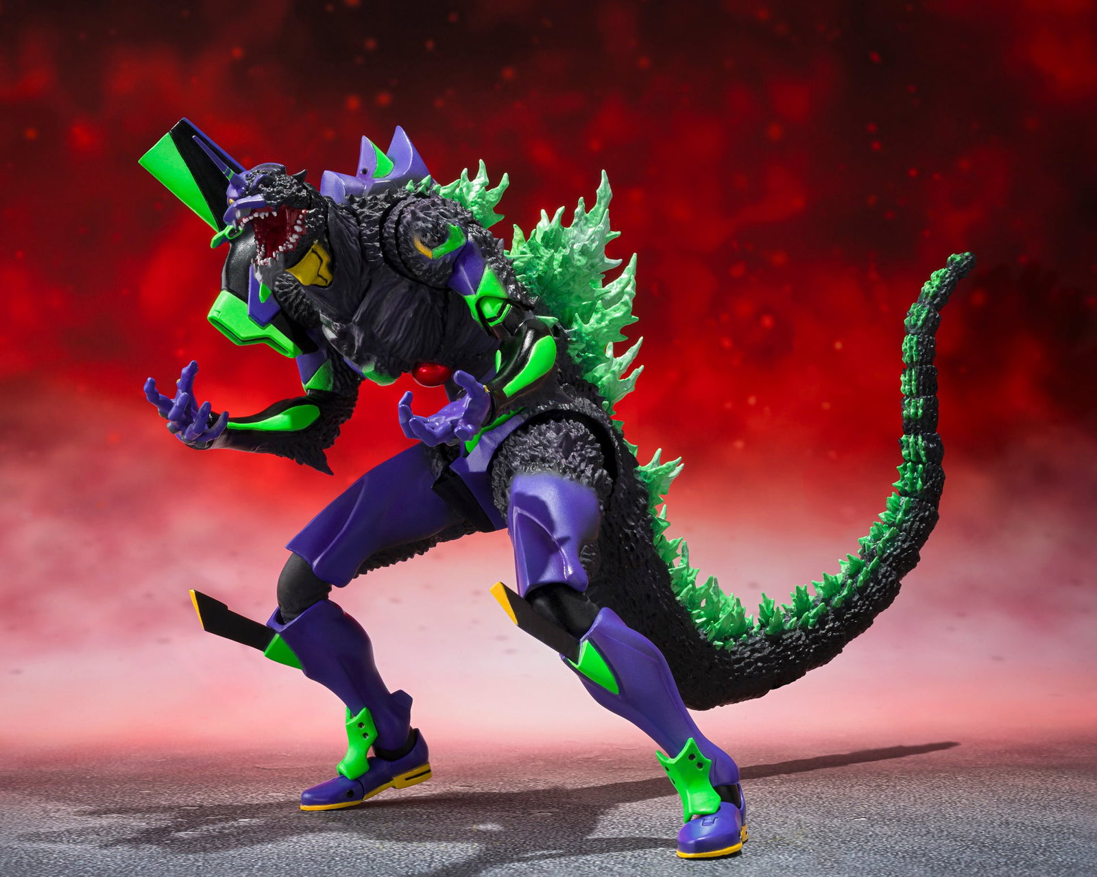 Godzilla vs. Evangelion S.H.MonsterArts Evangelion Test Type-01 "G" Awakening Form image 5