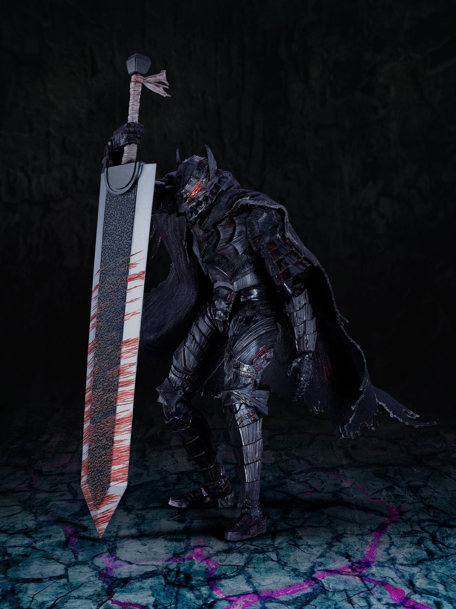 Berserk S.H.Figuarts Guts (Berserker Armor) (Heat of Passion Battle Ver.) image 3