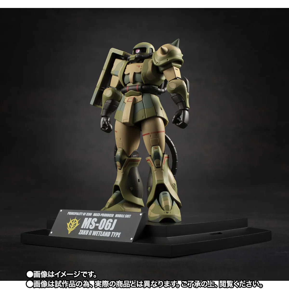 Mobile Suit Gundam Robot Spirits MS-06J Zaku II (Wetland Type) Ver. A.N.I.M.E. (MS Museum Ver.) Exclusive image 9