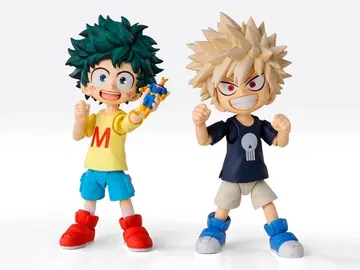 My Hero Academia S.H.Figuarts Izuku Midoriya & Katsuki Bakugo (Childhood Set) Set