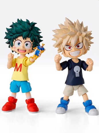 My Hero Academia S.H.Figuarts Izuku Midoriya & Katsuki Bakugo (Childhood Set) Set image 2