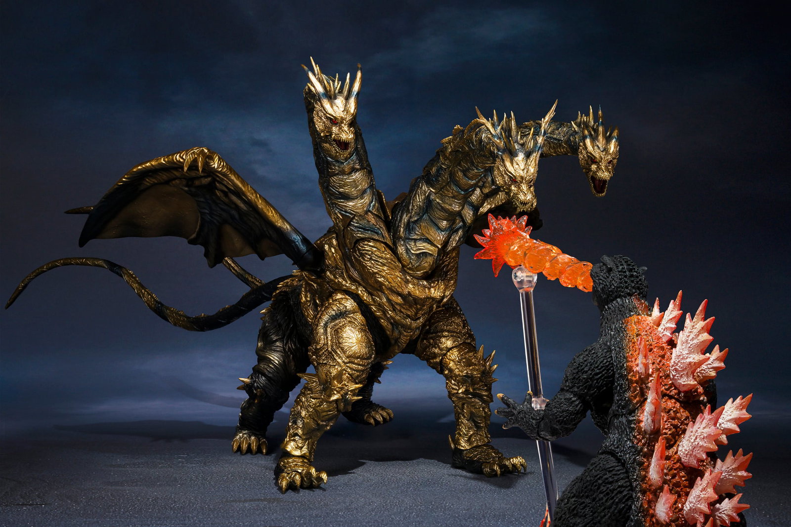 Godzilla: Final Wars (2004) S.H.MonsterArts Keizer Ghidorah image 10