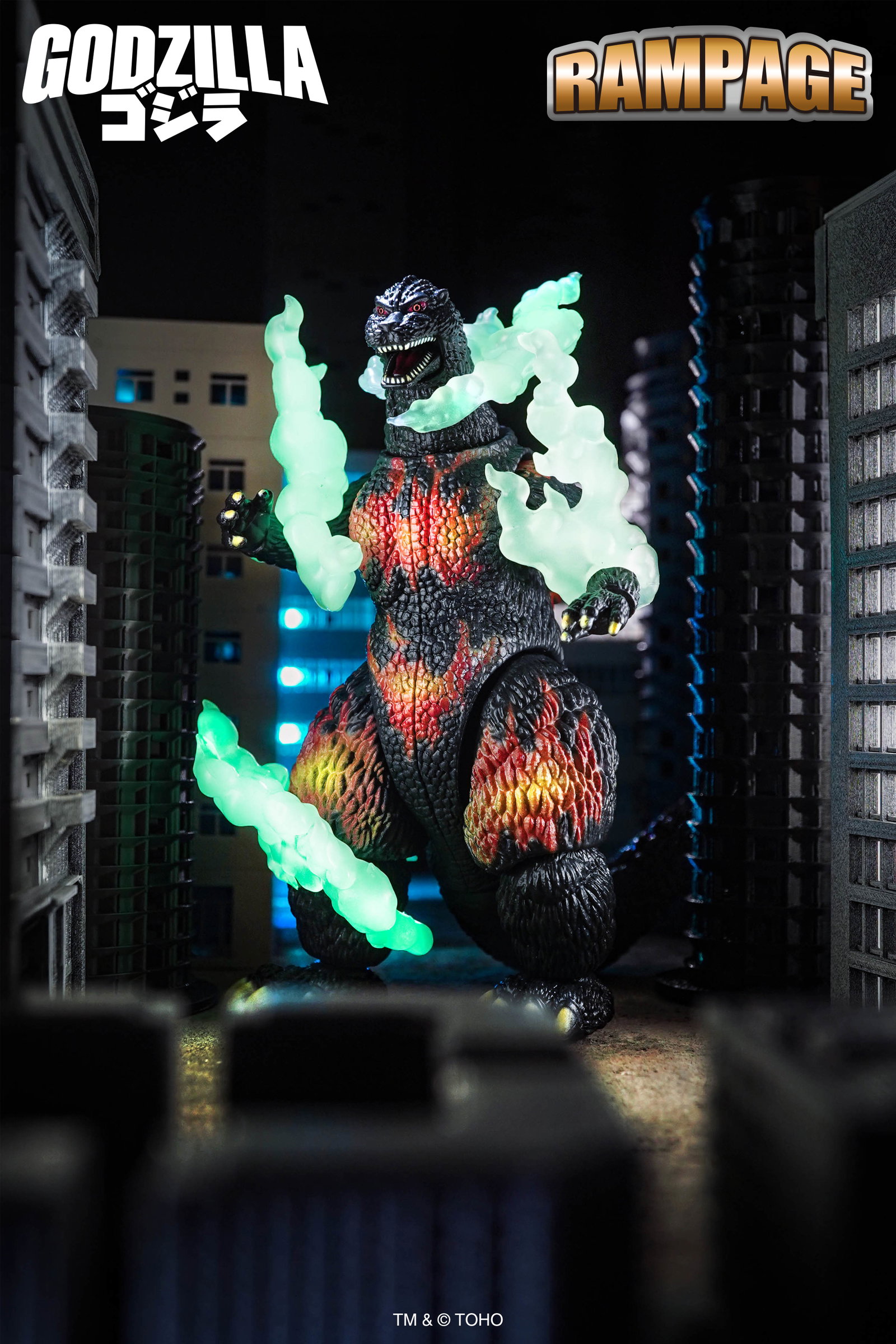 Godzilla vs. Destoroyah (1995) Godzilla Rampage Burning Godzilla (Glow-in-The-Dark Ver.) image 3
