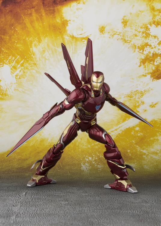 Avengers: Infinity War S.H.Figuarts Iron Man Mark L With Nano-Weapon Set image 6