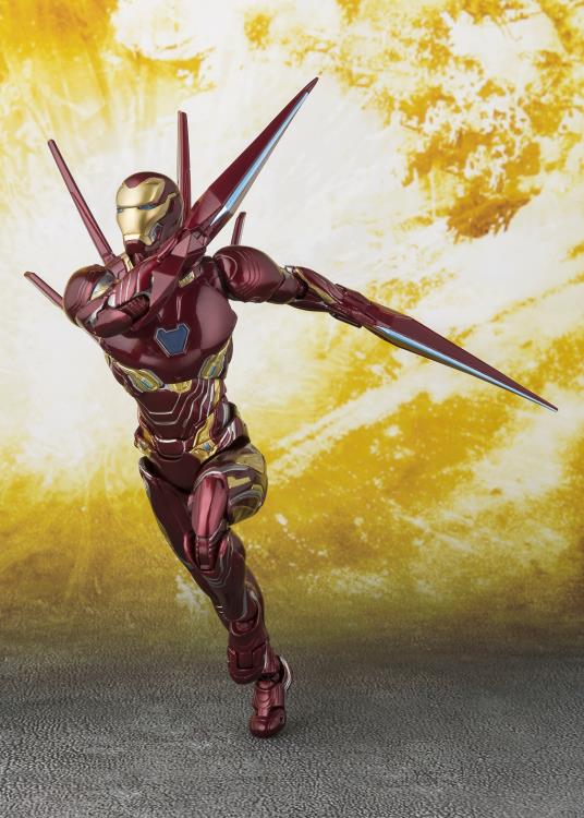 Avengers: Infinity War S.H.Figuarts Iron Man Mark L With Nano-Weapon Set image 7