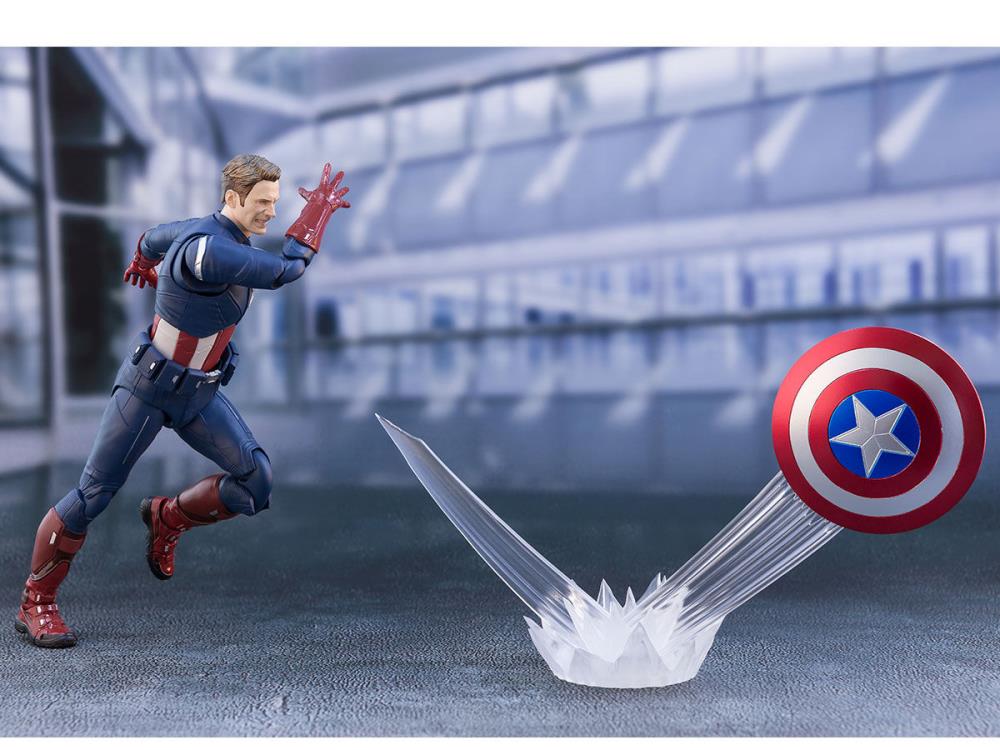 Avengers: Endgame S.H.Figuarts Captain America (Cap Vs. Cap) image 9