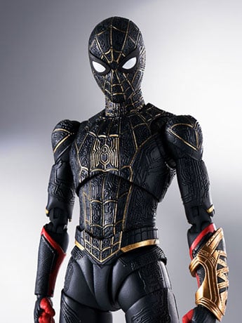 Spider-Man: No Way Home S.H.Figuarts Spider-Man (Black & Gold Suit) image 2