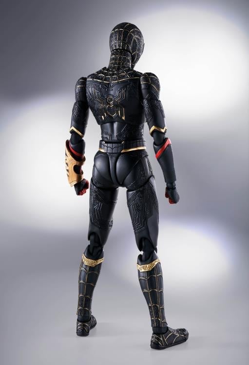 Spider-Man: No Way Home S.H.Figuarts Spider-Man (Black & Gold Suit) image 4
