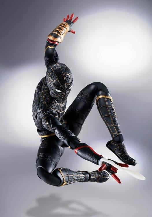Spider-Man: No Way Home S.H.Figuarts Spider-Man (Black & Gold Suit) image 7