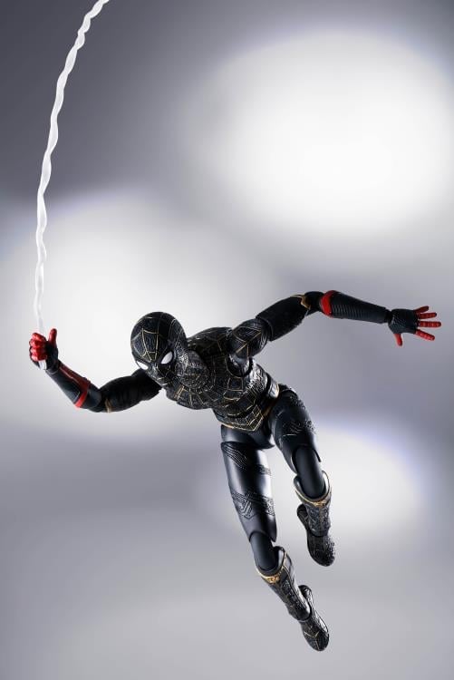 Spider-Man: No Way Home S.H.Figuarts Spider-Man (Black & Gold Suit) image 8
