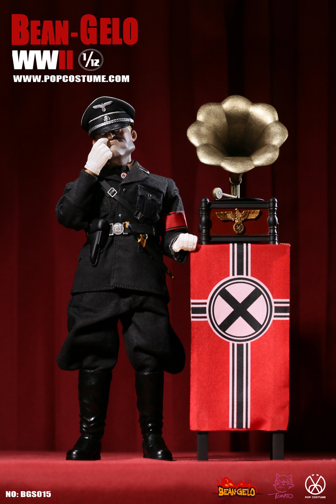 Big Head Soldier Brass Phonograph Set WF2021 Venue Limited image 2