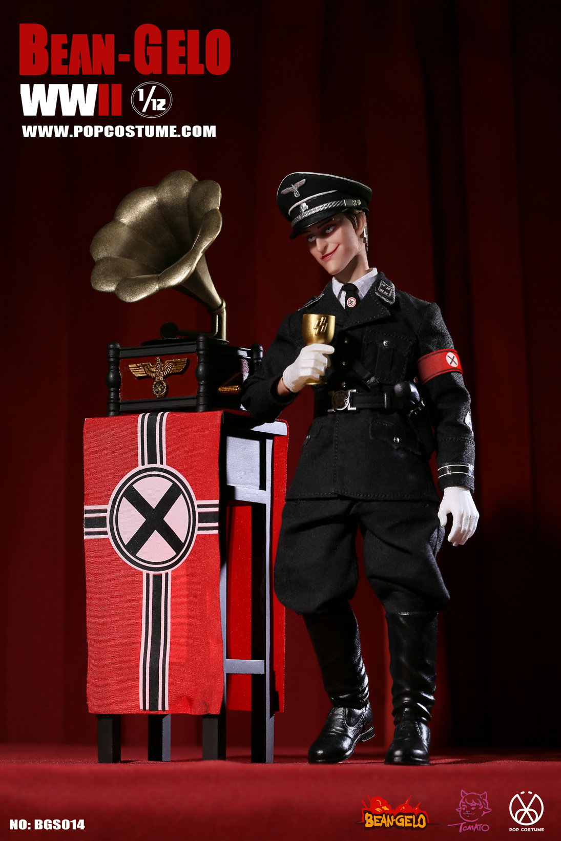 Big Head Soldier Brass Phonograph Set WF2021 Venue Limited image 3