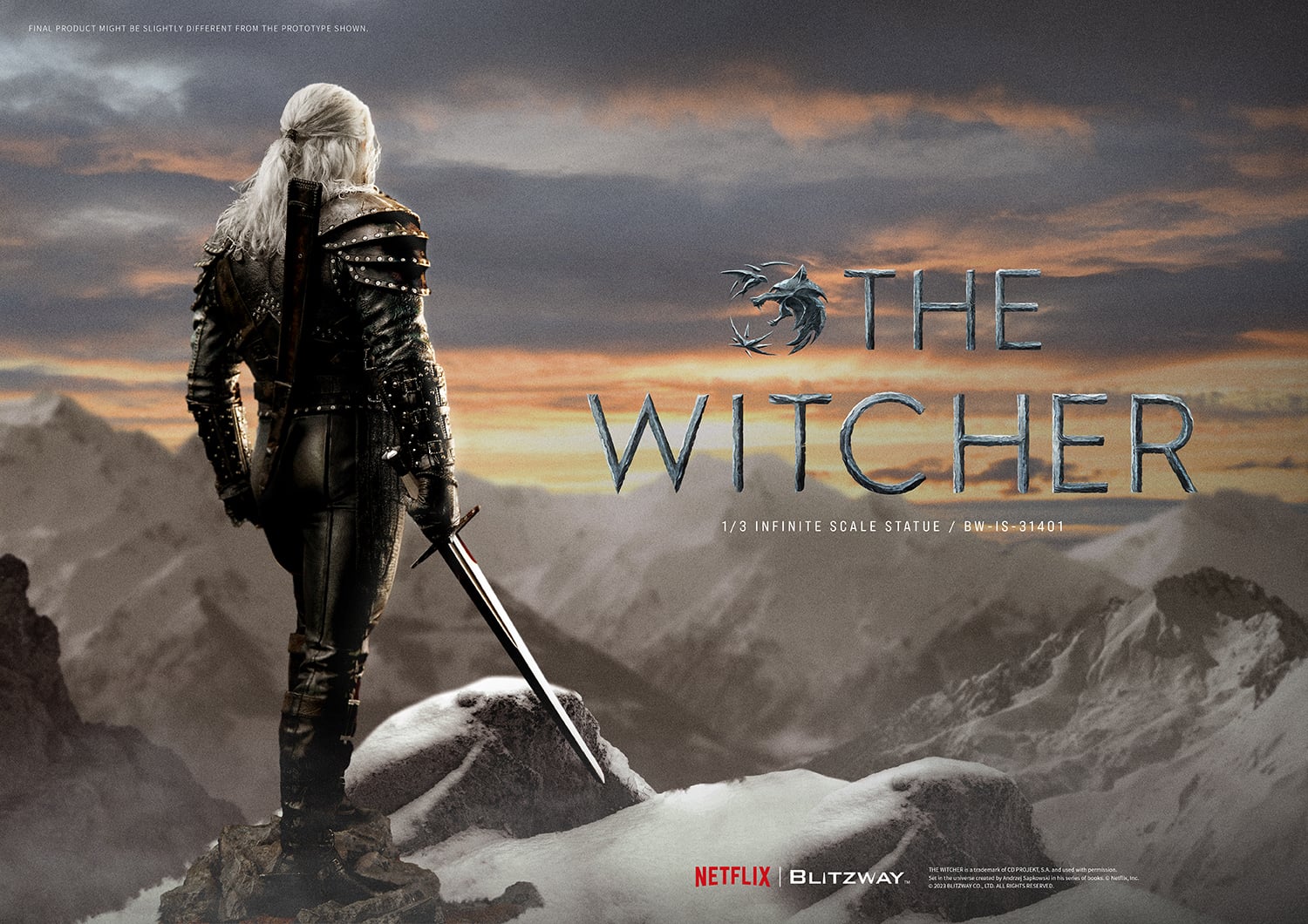"Geralt of Rivia" (1/3 Scale Statue) image 2