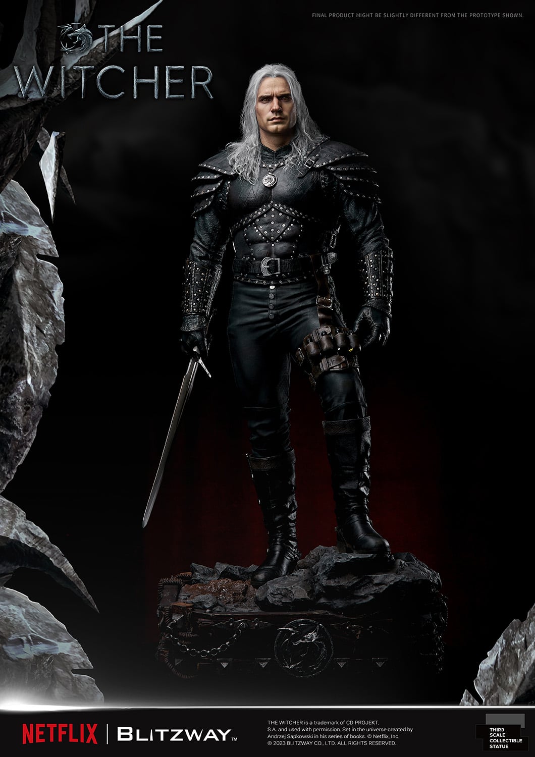 "Geralt of Rivia" (1/3 Scale Statue) image 4