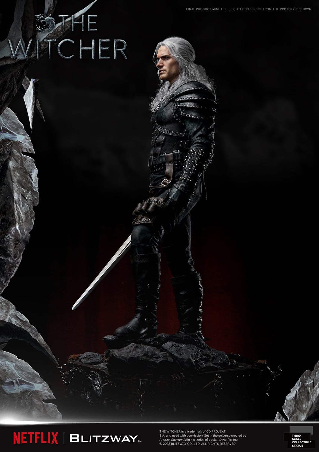 "Geralt of Rivia" (1/3 Scale Statue) image 6