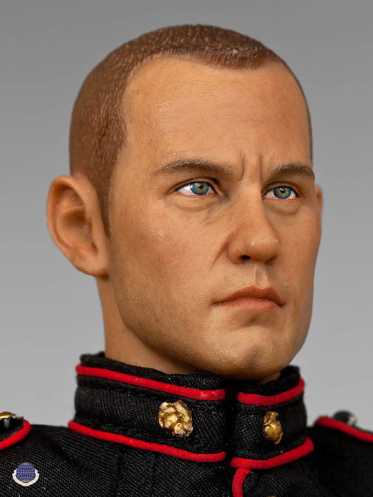Dress Blue Marine with Garand image 3