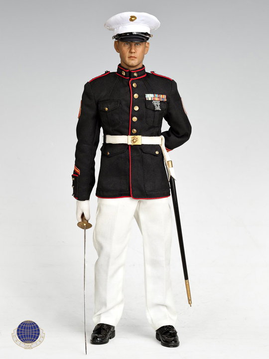 Dress Blue Marine with Garand image 9