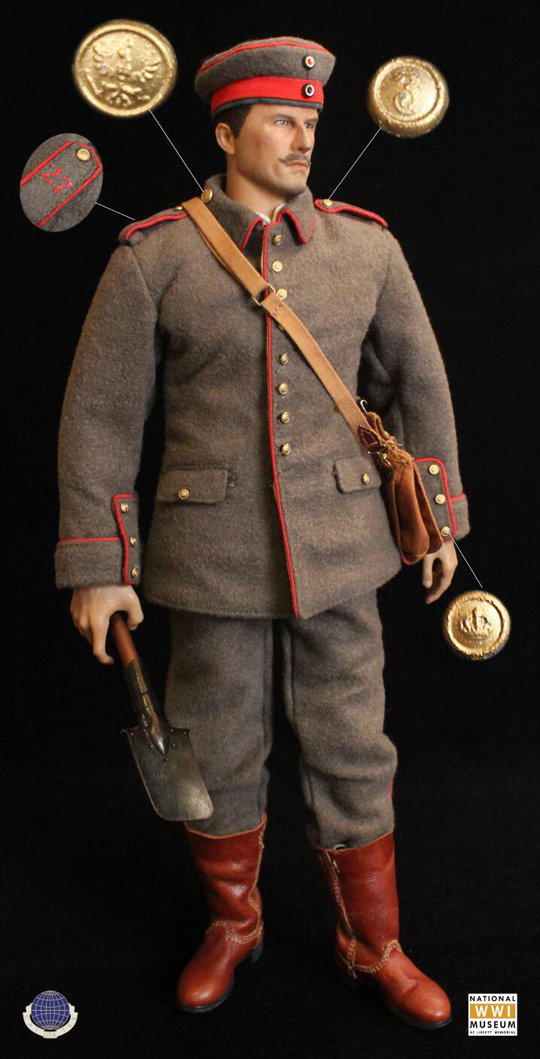 WWI German Infantryman Battle of Liege 1914 image 7