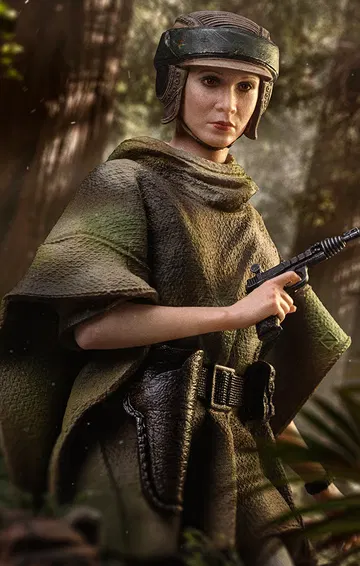 Leia and Wicket - Star Wars Episode VI