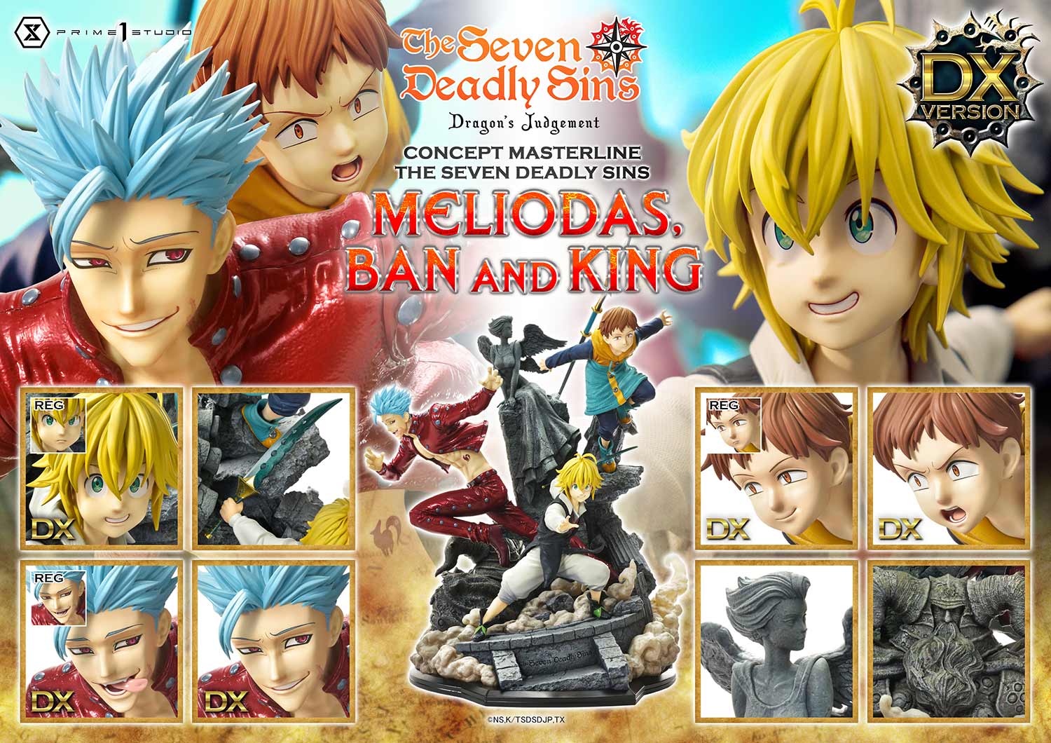Meliodas, Ban and King DX image 8