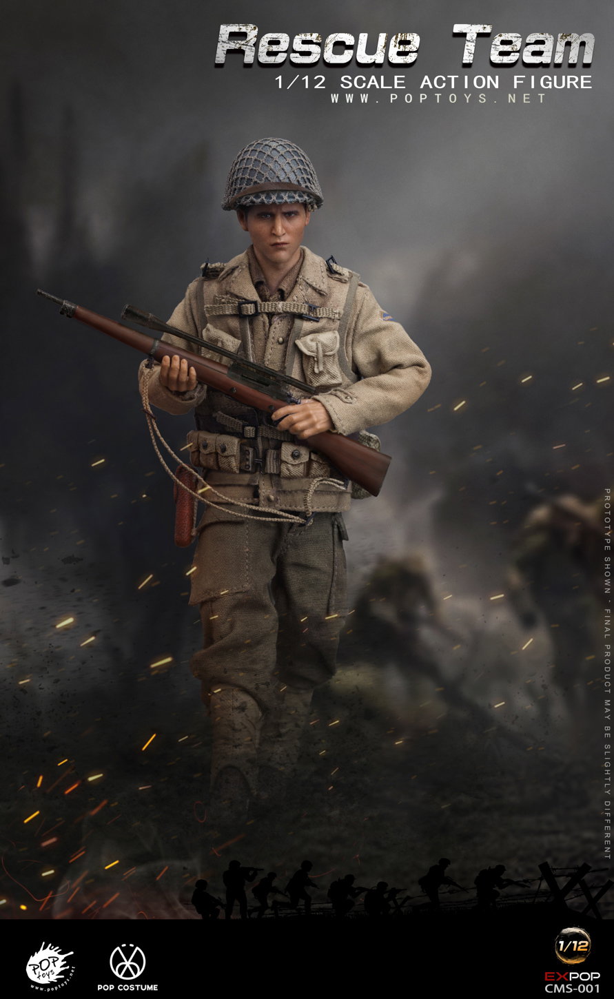 Classic Movie Series World War II US Army Rescue Team Sniper image 5