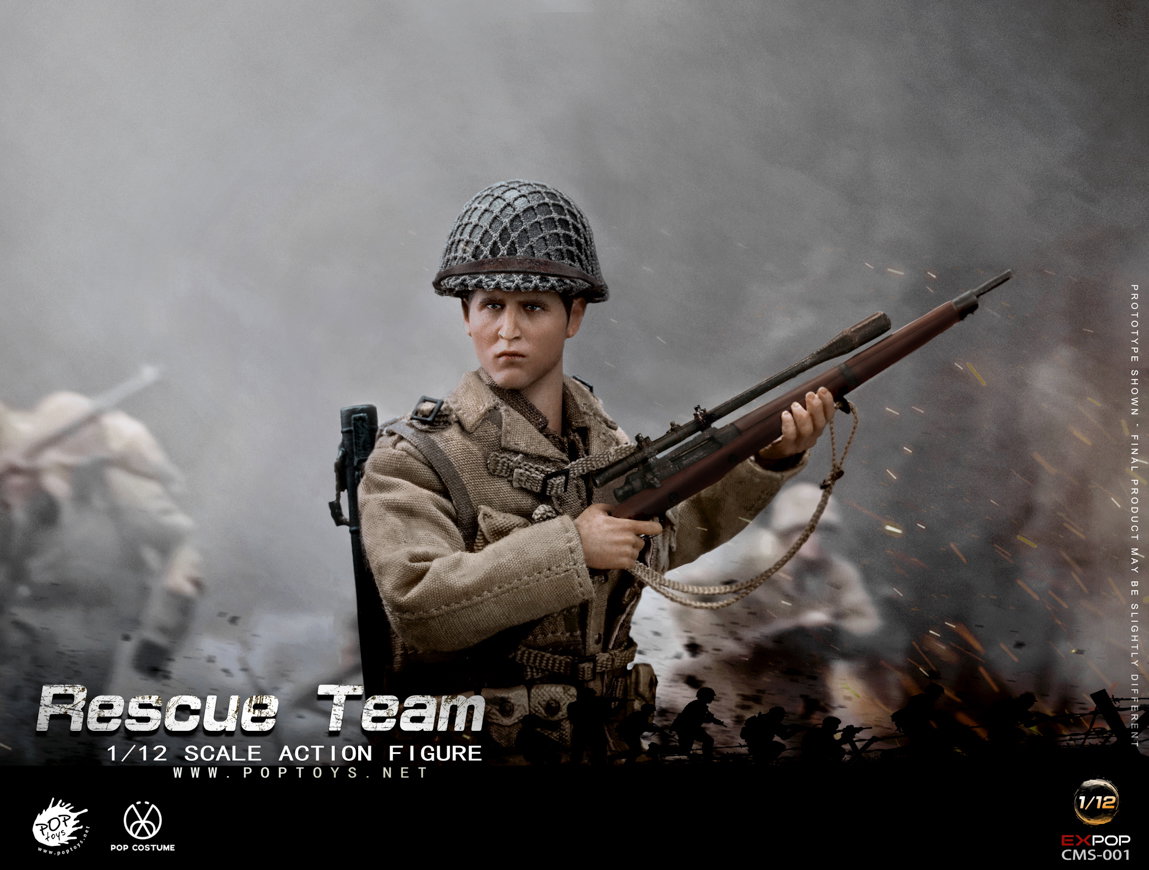 Classic Movie Series World War II US Army Rescue Team Sniper image 9