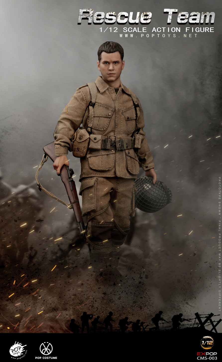 Classic Movie Series Paratrooper of the US Rescue Team in World War II image 2