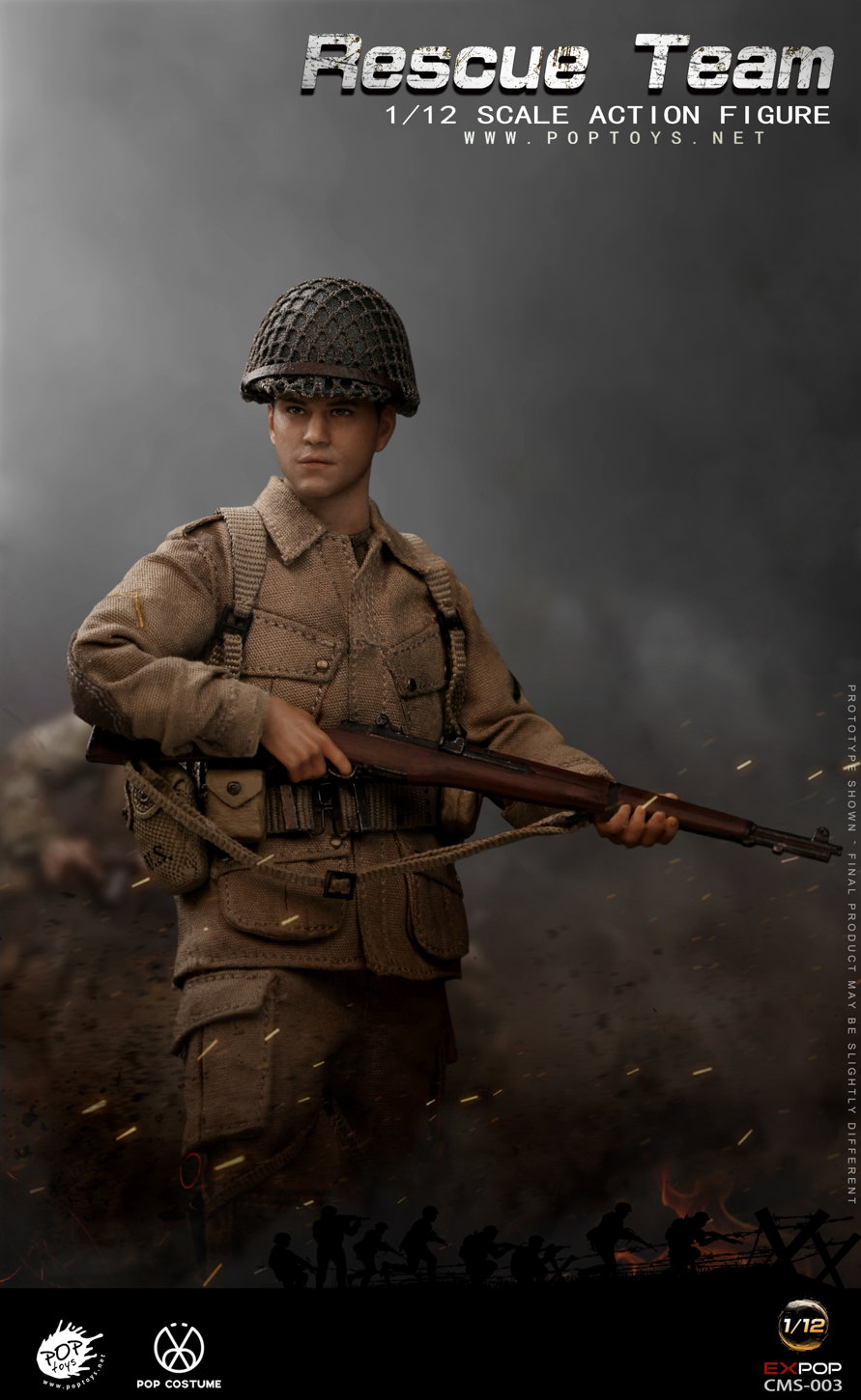 Classic Movie Series Paratrooper of the US Rescue Team in World War II image 4