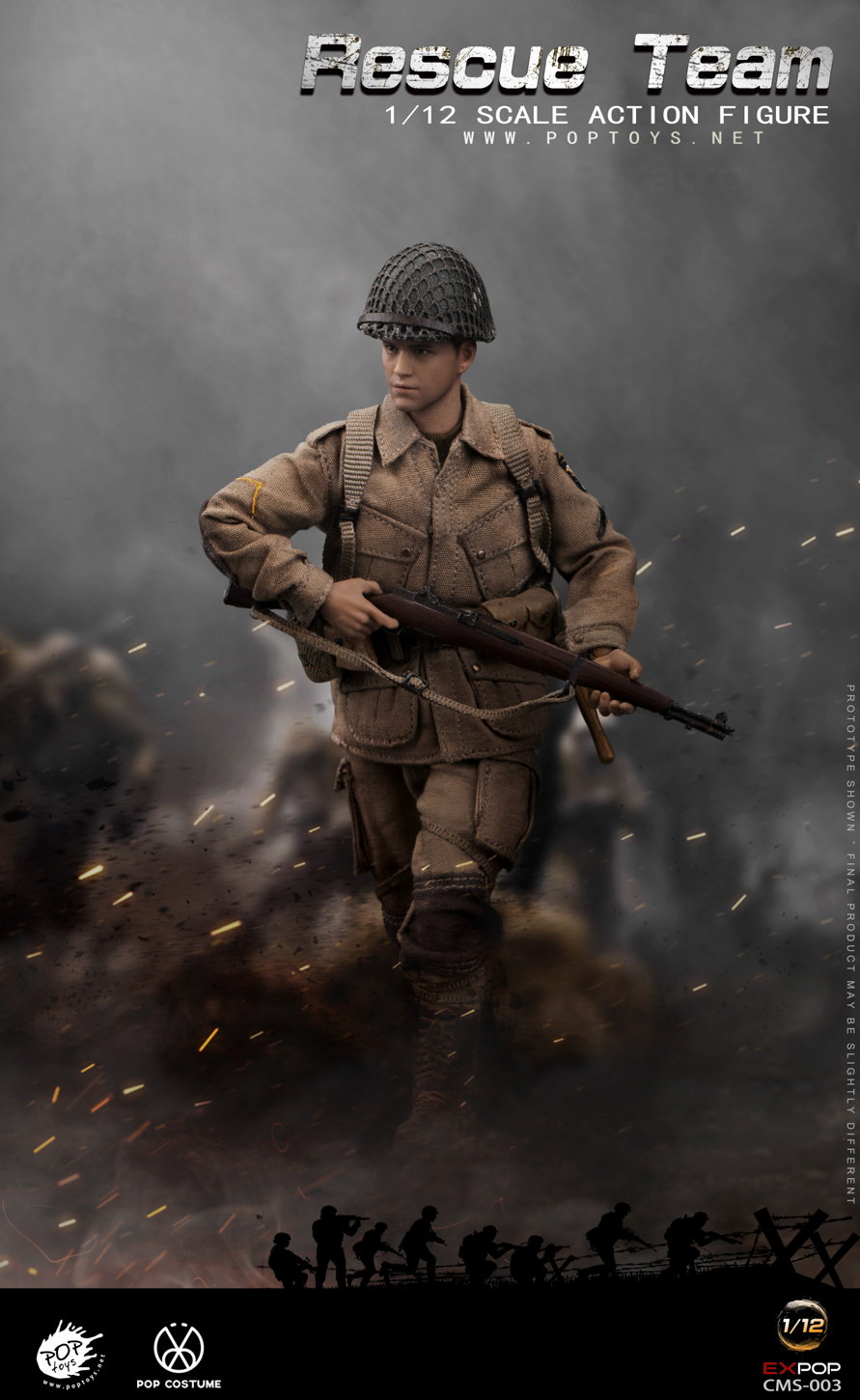 Classic Movie Series Paratrooper of the US Rescue Team in World War II image 6