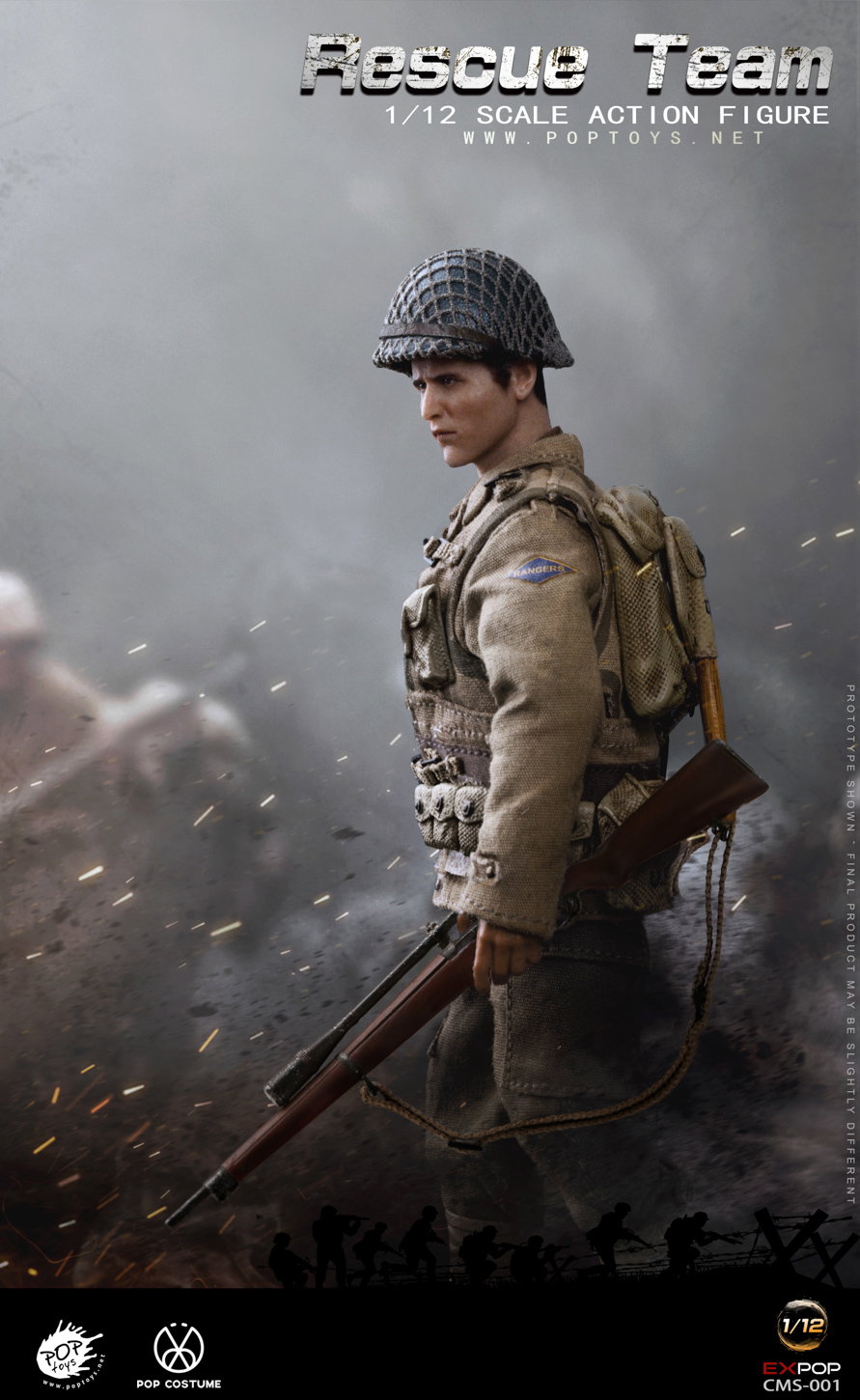World War II US Rescue Team Captain / Sniper / Soldier image 2