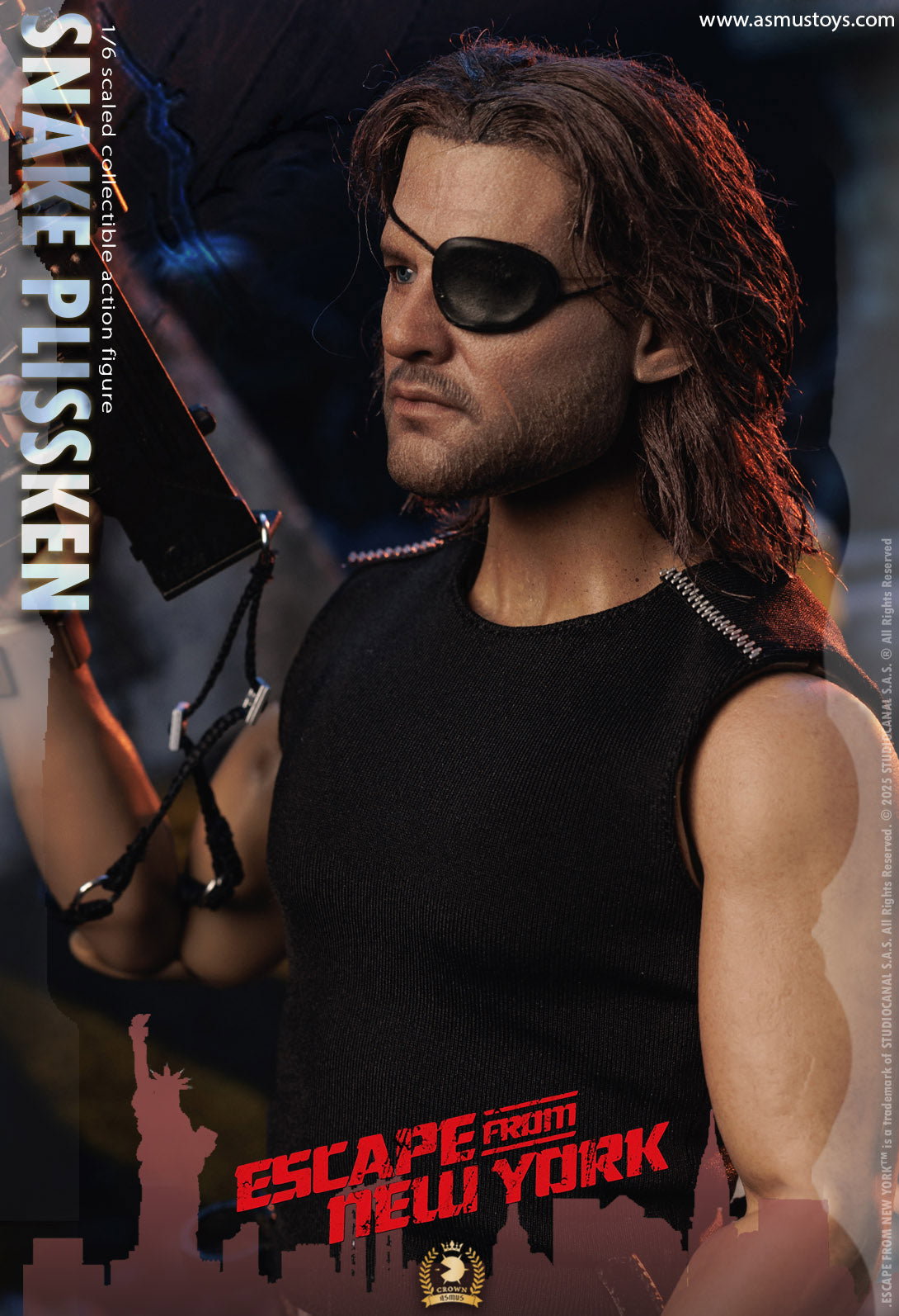 Snake Plissken REAL HAIR VERSION image 3