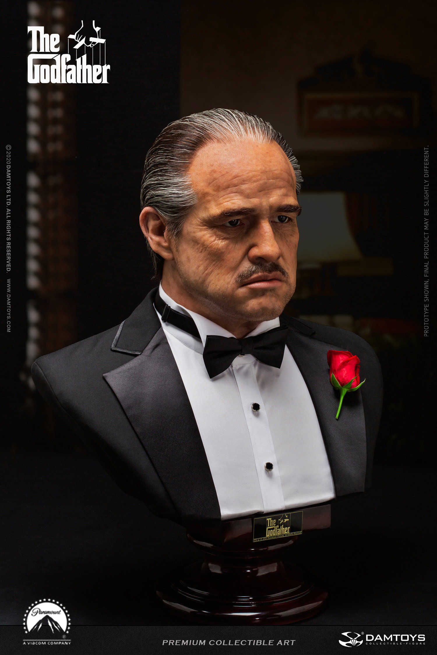1972 1/1 scale silicone collector's edition bust image 4