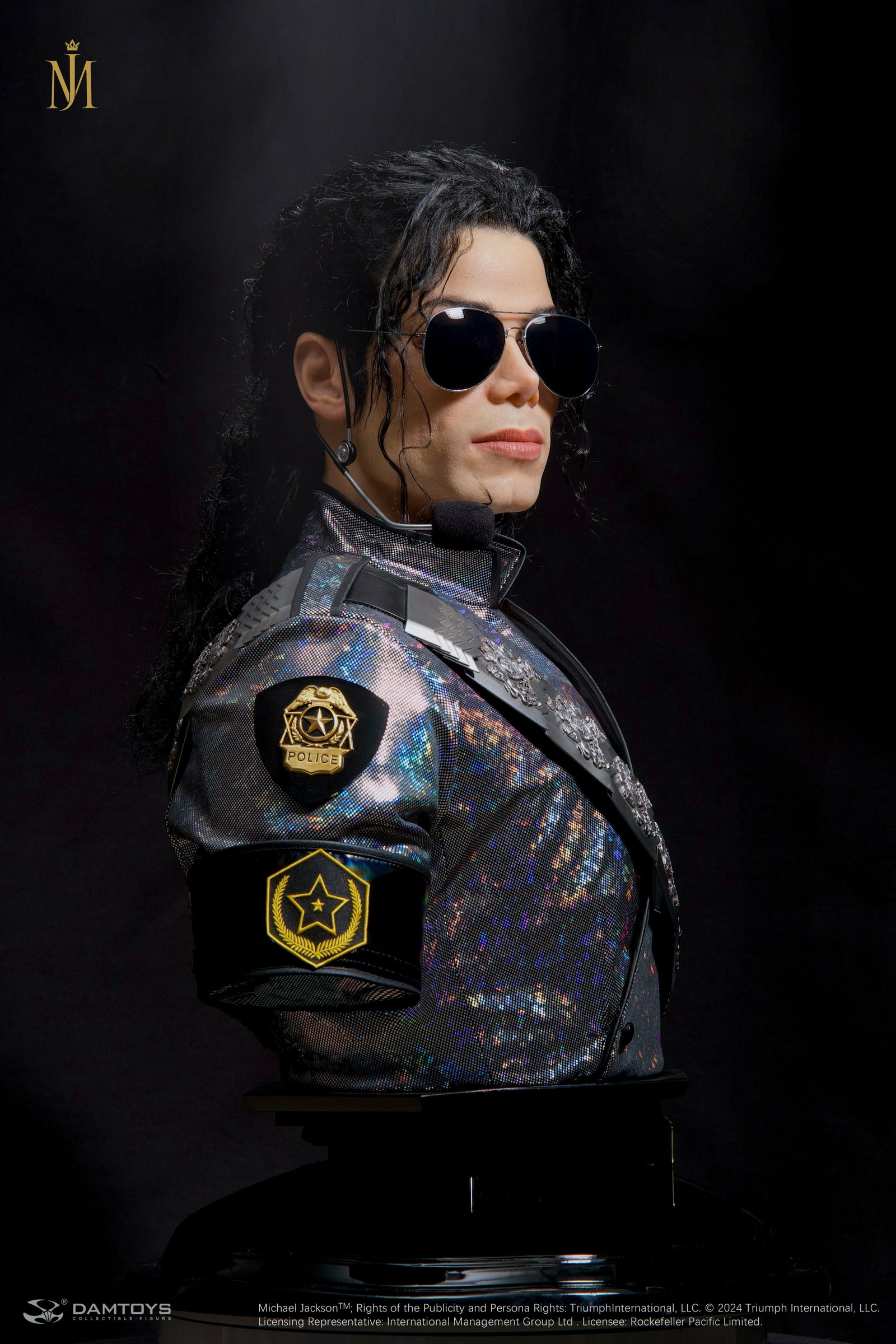Michael Jackson 1/1 Hyperrealistic Bust Statue image 3