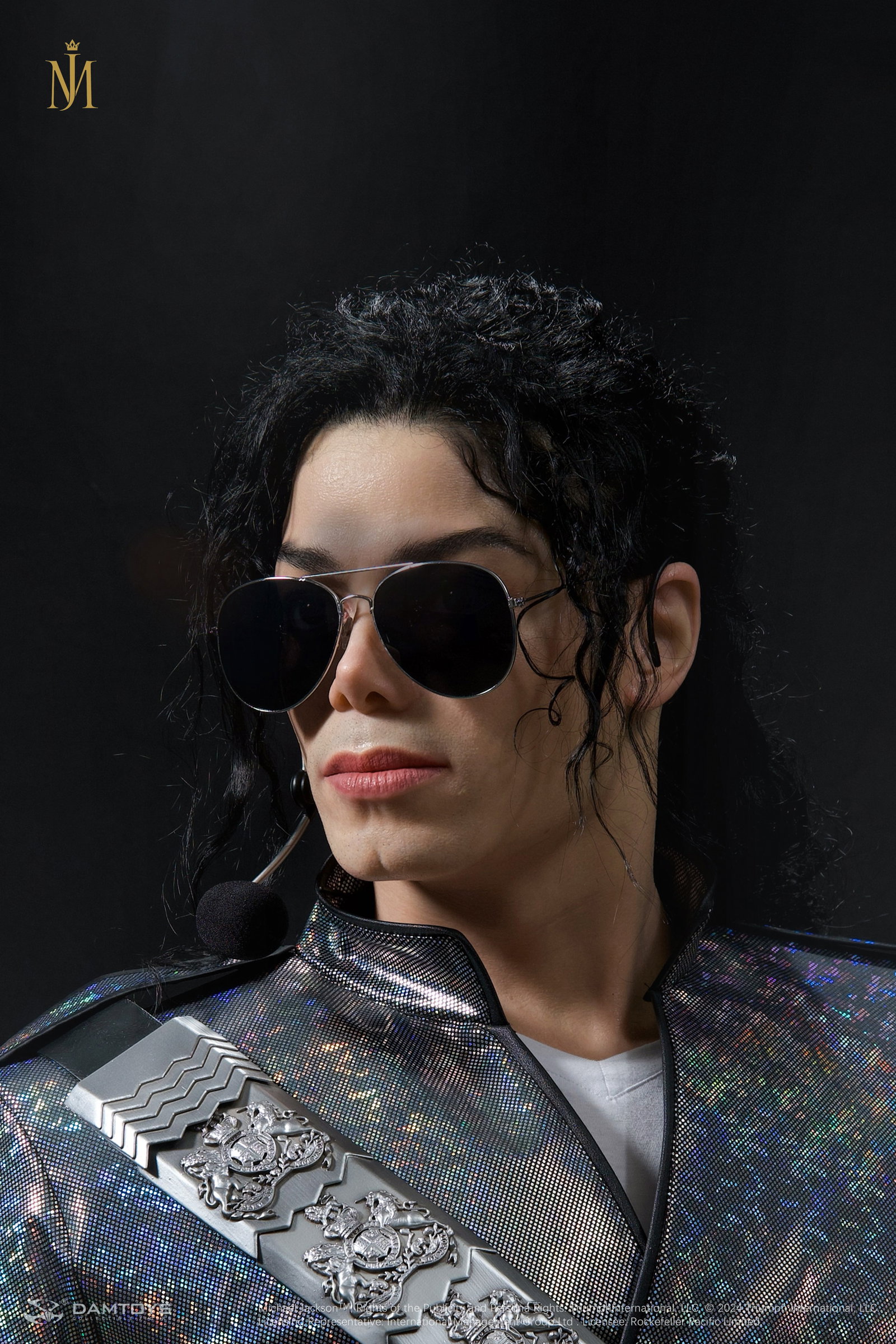 Michael Jackson 1/1 Hyperrealistic Bust Statue image 5
