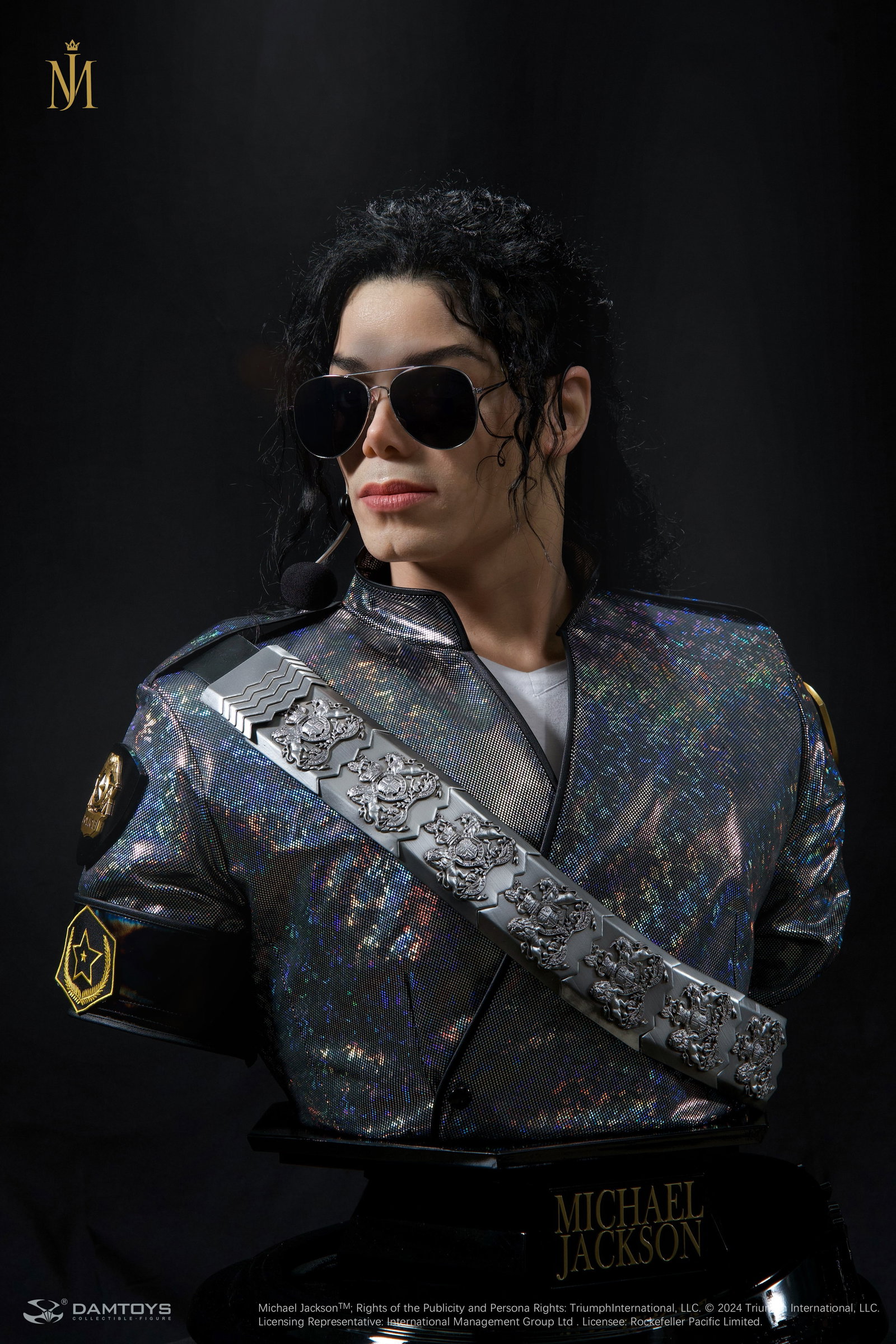 Michael Jackson 1/1 Hyperrealistic Bust Statue image 6