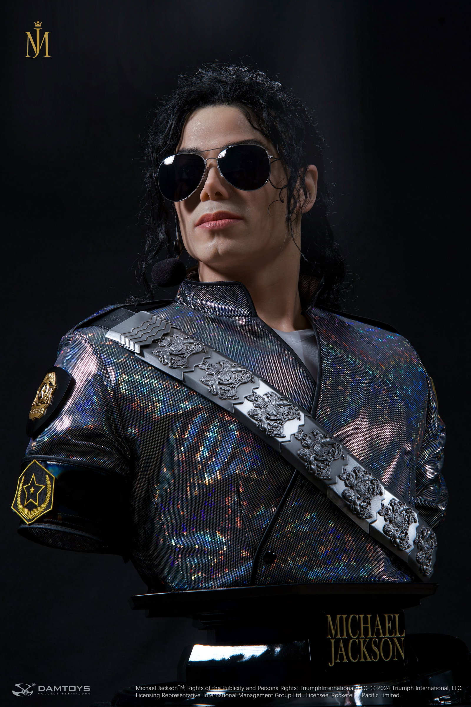 Michael Jackson 1/1 Hyperrealistic Bust Statue image 7