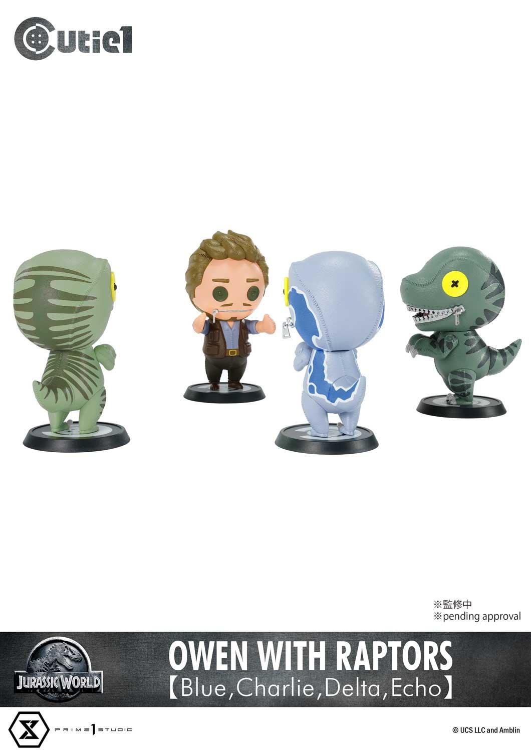 Cutie1 Jurassic World Owen with Raptors [Blue,Charlie,Delta,Echo] image 2