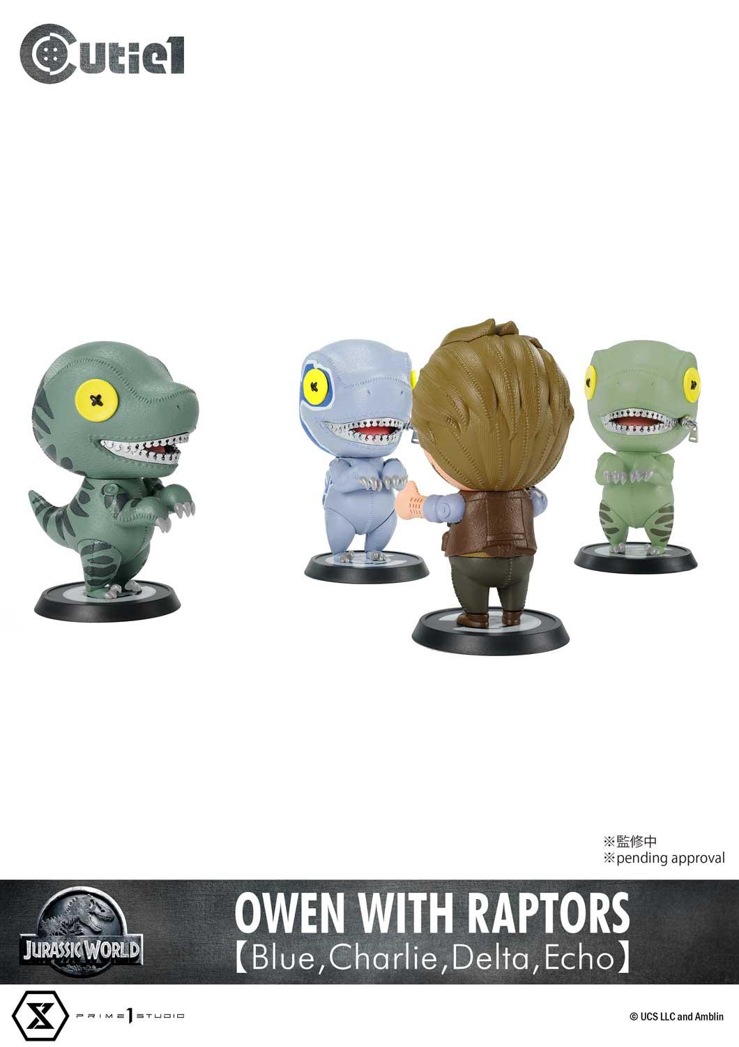 Cutie1 Jurassic World Owen with Raptors [Blue,Charlie,Delta,Echo] image 4