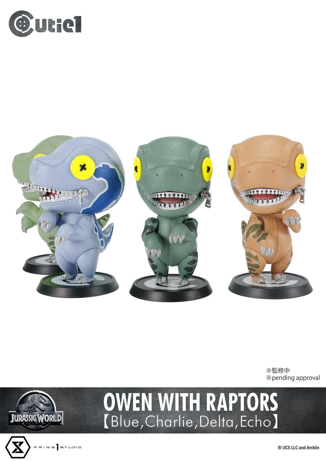 Cutie1 Jurassic World Owen with Raptors [Blue,Charlie,Delta,Echo] image 6
