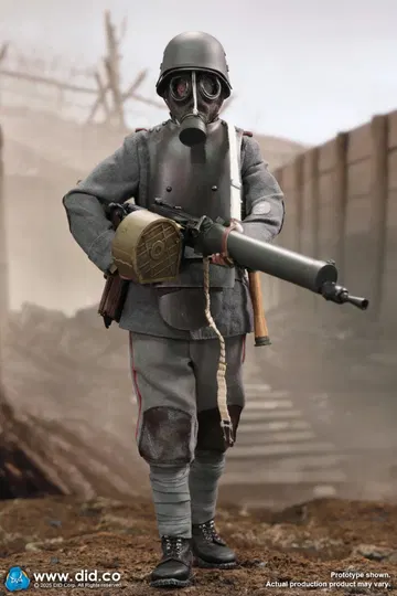 WWI German Army - MG08 Machine Gunner Arthur