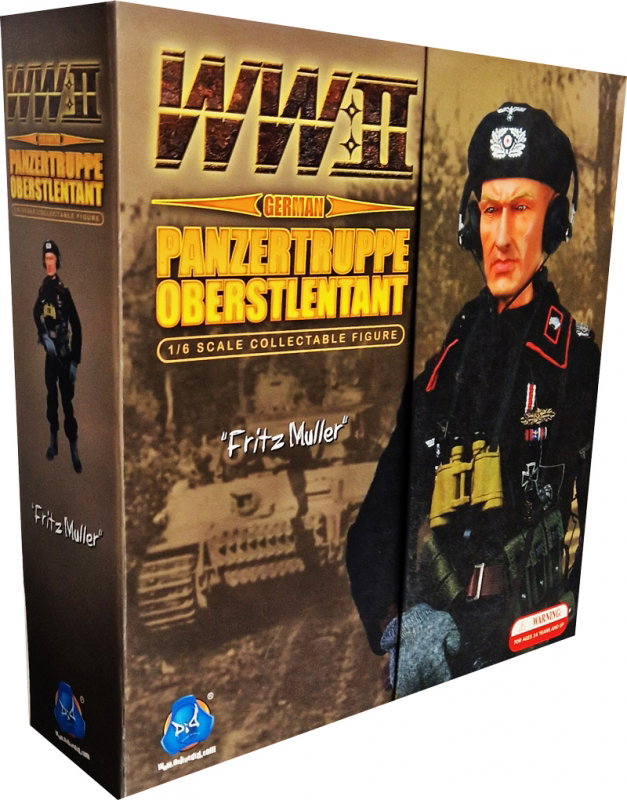 WWII German Panzertruppe Oberstlentant - Fritz Muller image 1