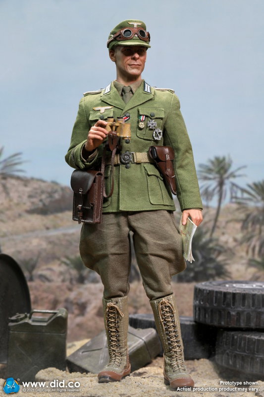 WWII German Afrika Korps Infantry Captain - Wilhelm image 2